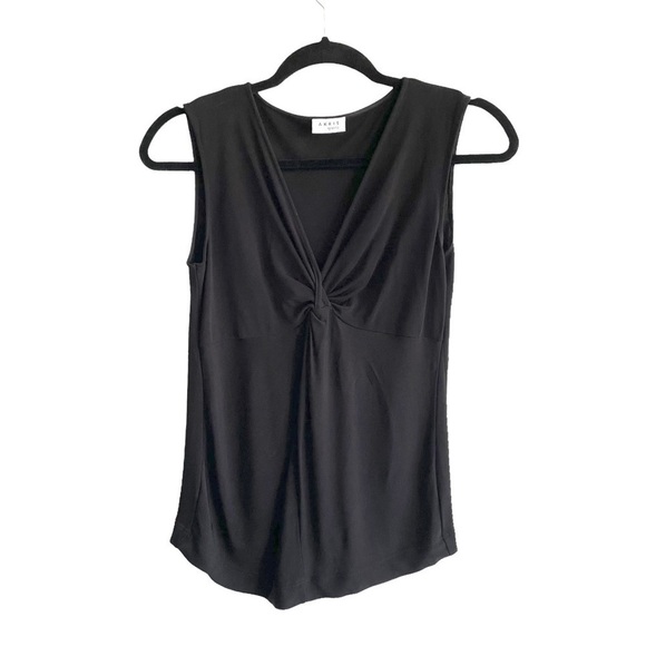 AKRIS Punto Sleeveless Blouse Tank Top Black 6 - Picture 1 of 6